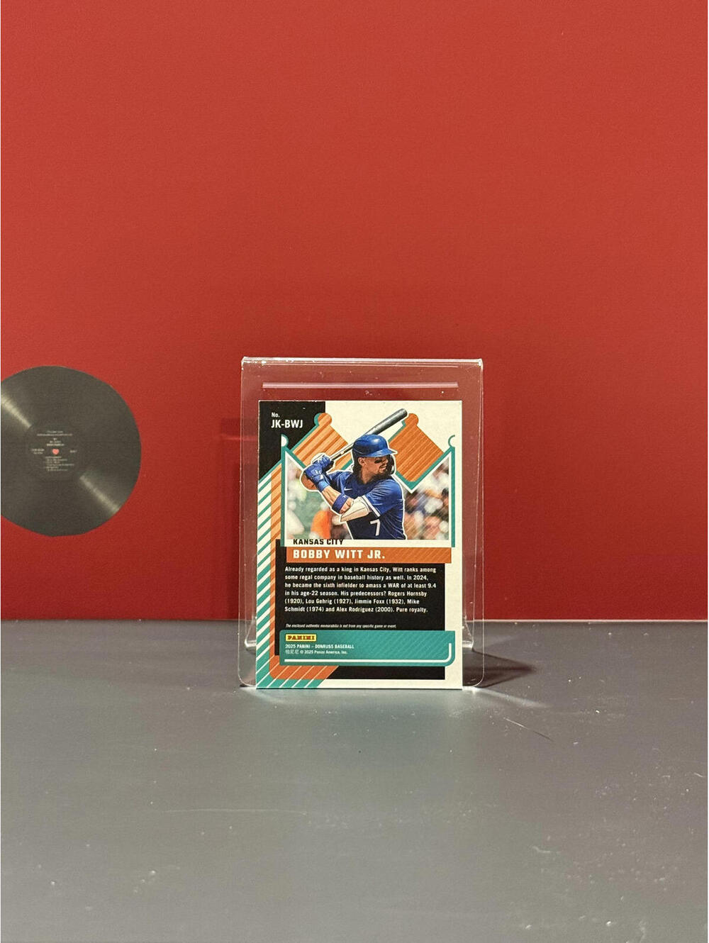 2025 Panini Donruss Jersey Kings Bobby Witt Jr #JK-BWJ